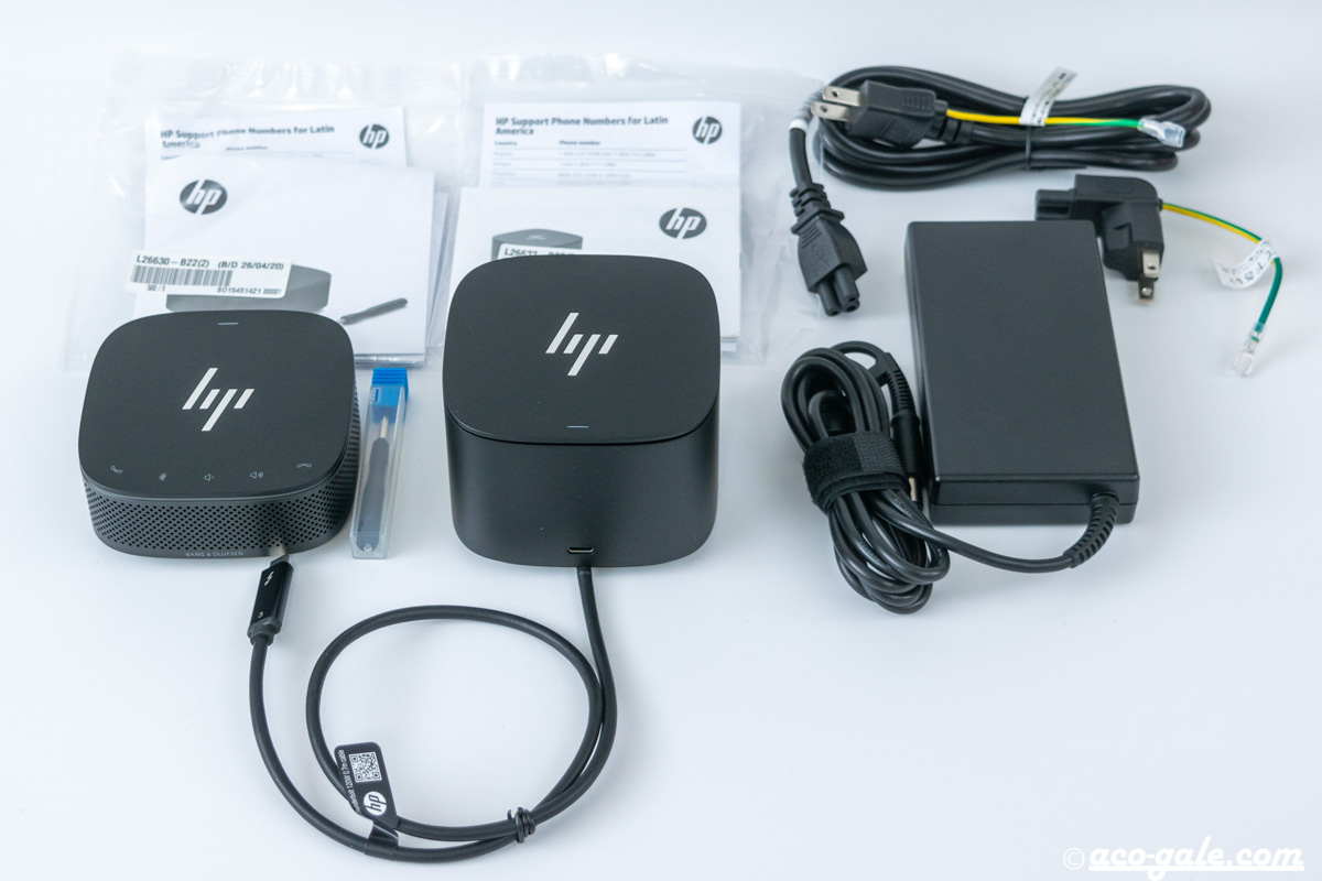 HP Thunderbolt3ドック 120W G2、USB-Cを使ったドッキングステーション 